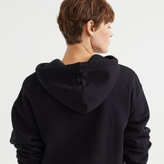 Relaxed black hoodie