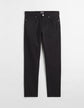 Slim fit twill trousers