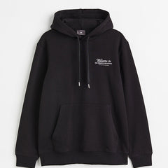 Regular printed hoodie