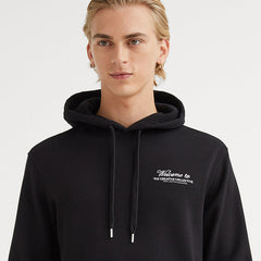 Regular printed hoodie