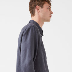 Regular fit linen shirt