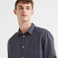 Regular fit linen shirt