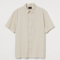 Relaxed fit sleeved shirt