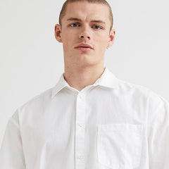 Relaxed fit sleeved shirt