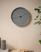 Wall clock gray pink