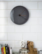 Wall clock gray pink