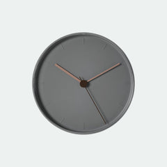 Wall clock gray pink