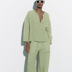 Fabric oversize shirt