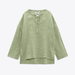 Fabric oversize shirt