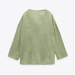 Fabric oversize shirt