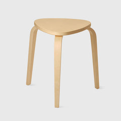 Modern wood stool