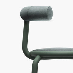 Green fabric chair