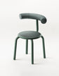 Green fabric chair