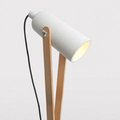 Wooden stand lamp
