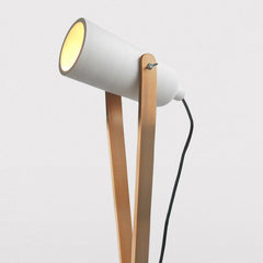 Wooden stand lamp