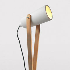 Wooden stand lamp