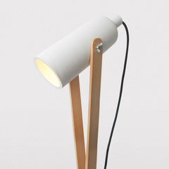 Wooden stand lamp