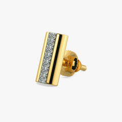 Diamond ear stud