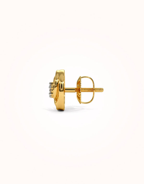 Syndria huggie earrings