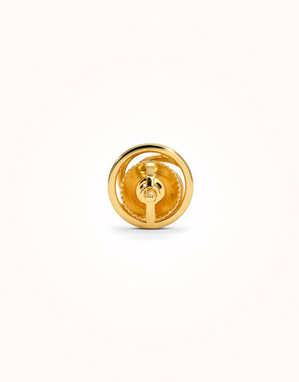 Syndria huggie earrings