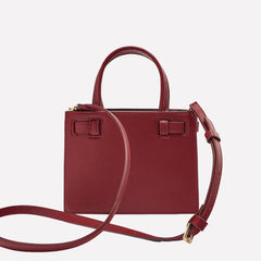 Zip closure mini city bag
