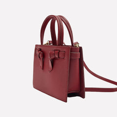 Zip closure mini city bag
