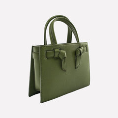 Zip closure mini city bag