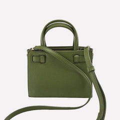 Zip closure mini city bag