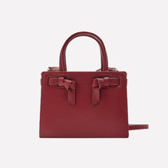 Zip closure mini city bag