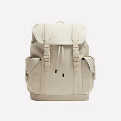 Leather backpack