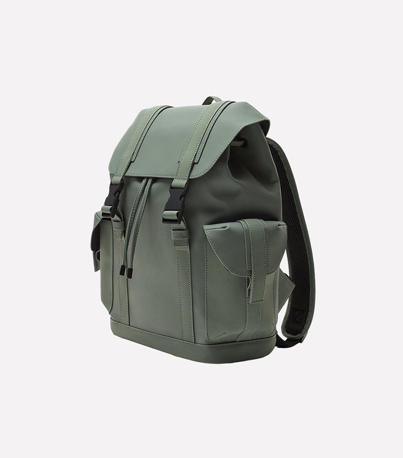 Leather backpack