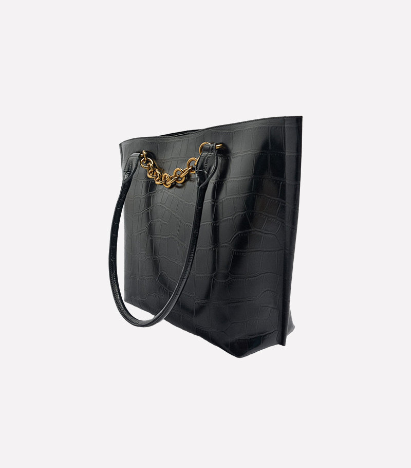 City bag with chain