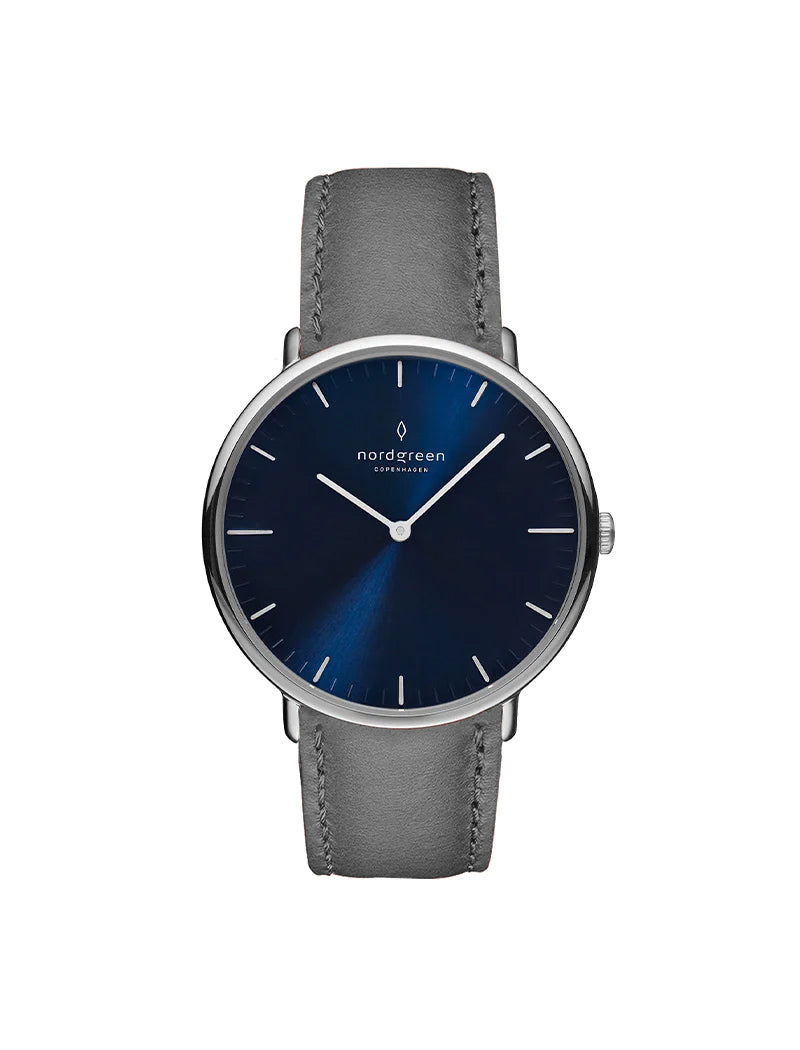 Brown leather watch