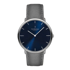 Brown leather watch