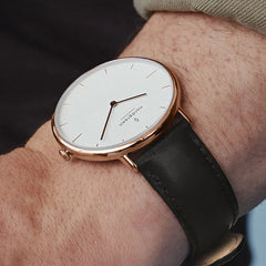 Gold dial watch
