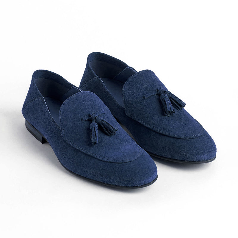 Tasselled leather loafers