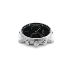 Silver dial watch