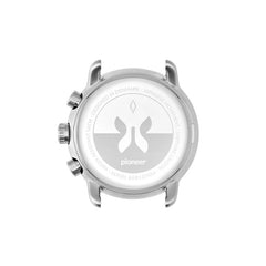 Silver dial watch